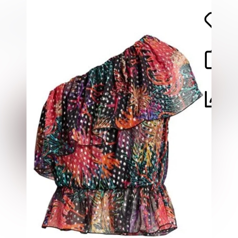 DUNDAS Multicolor Ruffle Top - Picture 6 of 10
